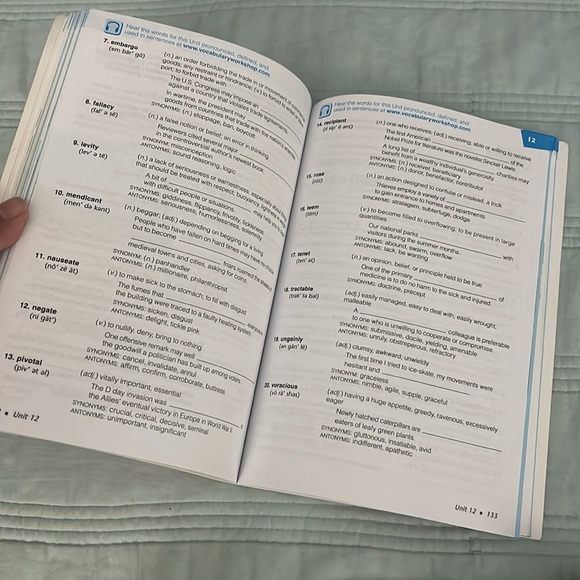 Vocabulary Workshop Level C Student Workbook New Edition, Sadlier-Oxford Online - Picture 2 of 7